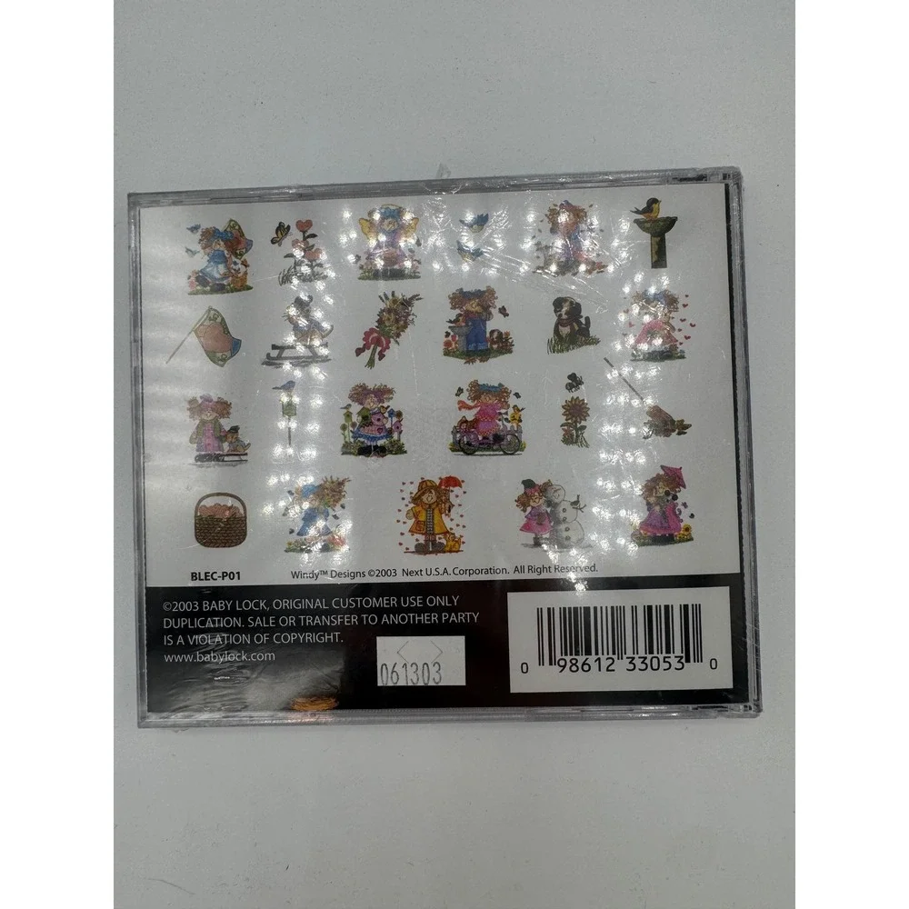 Baby Lock Windy Collection 1 Embroidery Card BLEC-P01 New Sealed